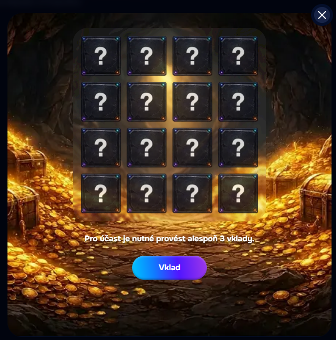 Denní nabídka bonus boom v online slotovém kasinu Wizardo.